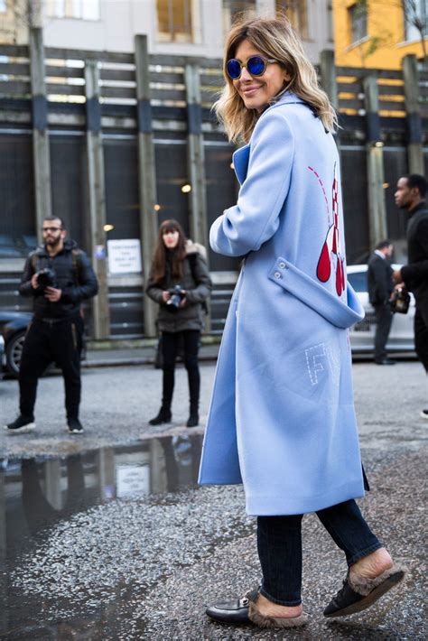 gucci fur slides outfit